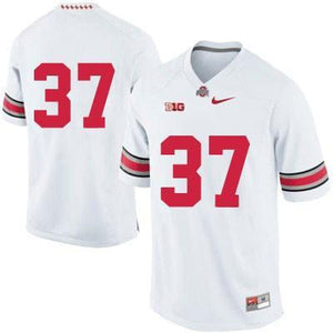 #37 Ohio State Buckeyes Nike Football Jersey - White