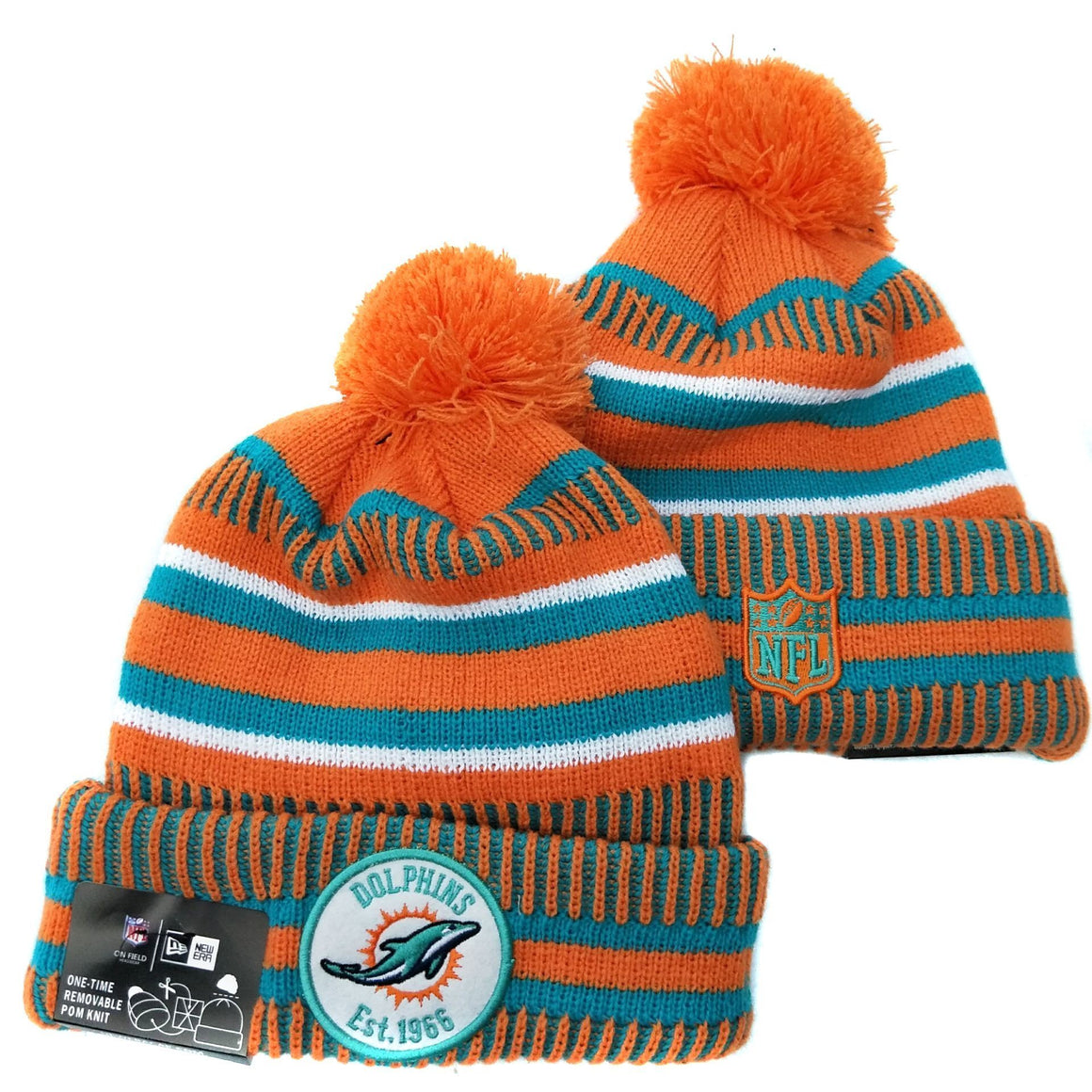 MIAMI DOLPHINS New Era 2019 Cold Weather Knit Hat