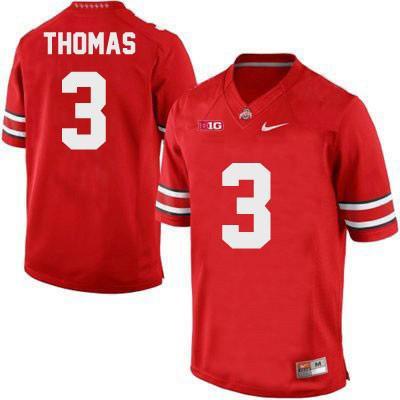 #3 Ohio State Buckeyes Nike Football Jersey - Red