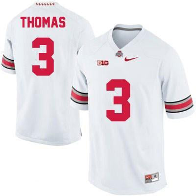 #3 Ohio State Buckeyes Nike Football Jersey - White