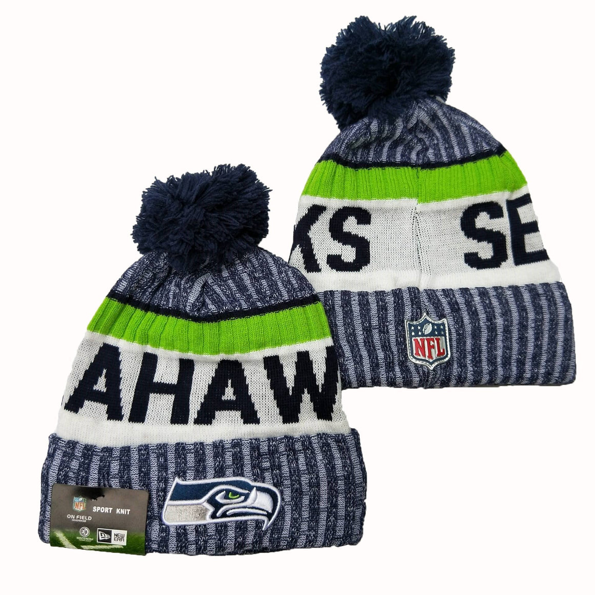 SEATTLE SEAHAWKS New Era 2019 Cold Weather Knit Hat