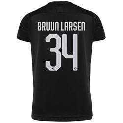 Bruun Larsen 34 Borussia Dortmund 2019-20 Away Stadium Player Jersey – Black