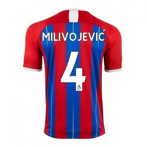 Crystal Palace 4 MILIVOJEVIC Home Soccer Jersey 2019-20