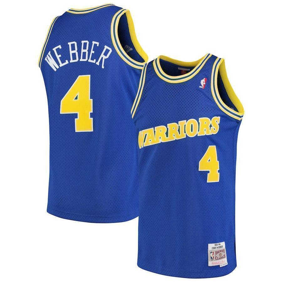 Chris Webber Golden State Warriors Mitchell & Ness 1993-94 Hardwood Classics Swingman Jersey – Royal