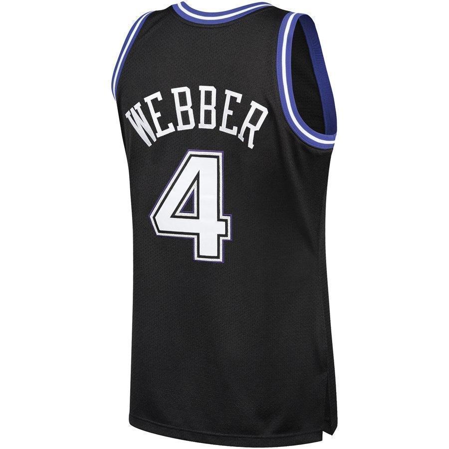 4-Chris Webber Sacramento Kings 1998-99 Hardwood Classics  - Black
