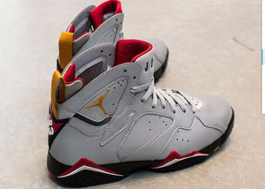 Nike Air Jordan 7 White Gray ReflectiveMen's Sneakers