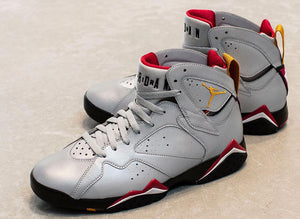 Nike Air Jordan 7 White Gray ReflectiveMen's Sneakers