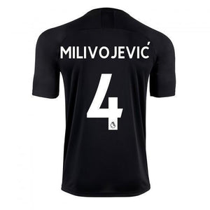 Crystal Palace 4 MILIVOJEVIC Away Soccer Jersey 2019-2020