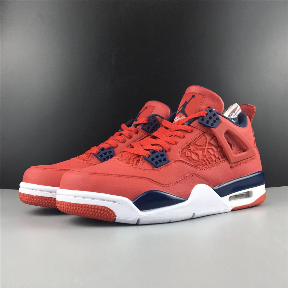 Nike Air Jordan 4 Men's Sneakers Red