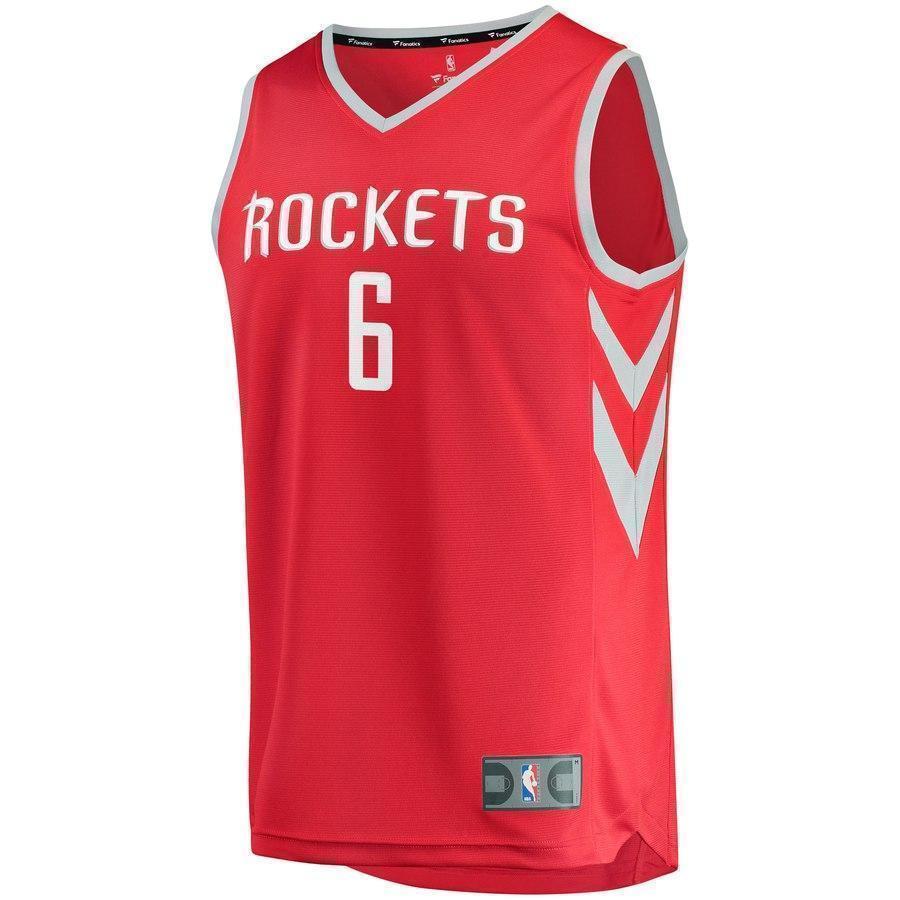 6-Gary Clark Houston Rockets  Jersey - Icon Edition - Red