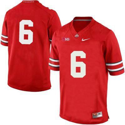 #6 Ohio State Buckeyes Nike Football Jersey - Red