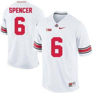 Evan Spencer Ohio State Buckeyes Nike Football Jersey - White