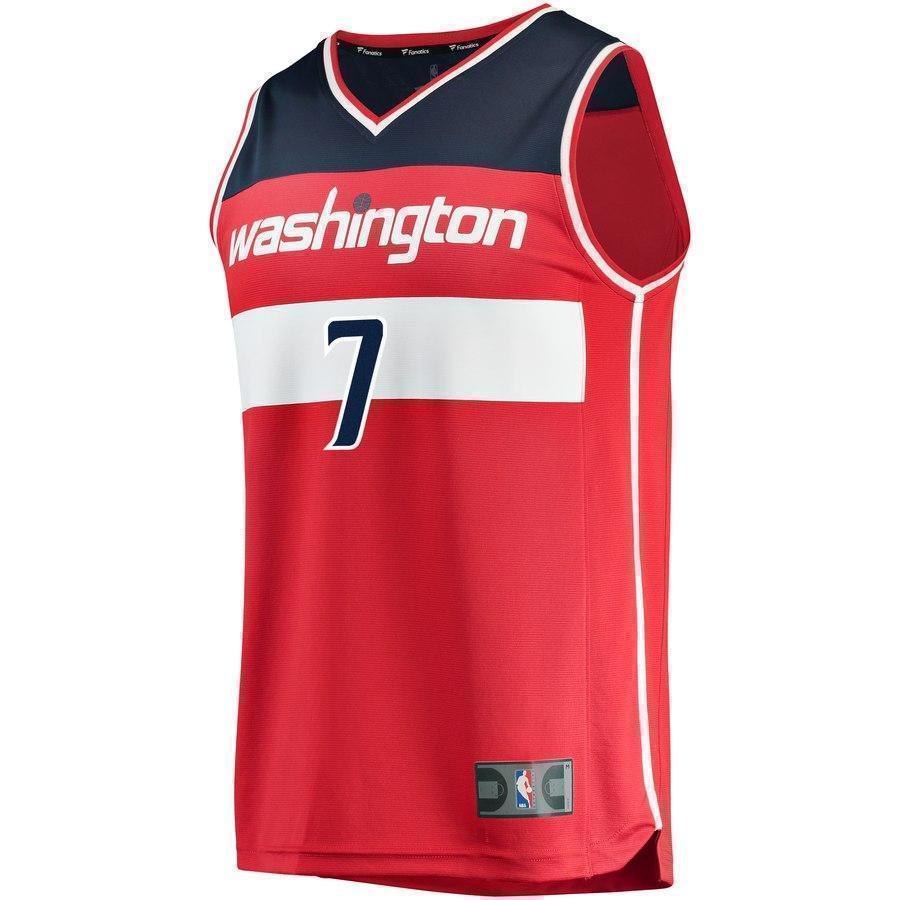 7-Devin Robinson Washington Wizards Team Color Player Jersey Red - Icon Edition