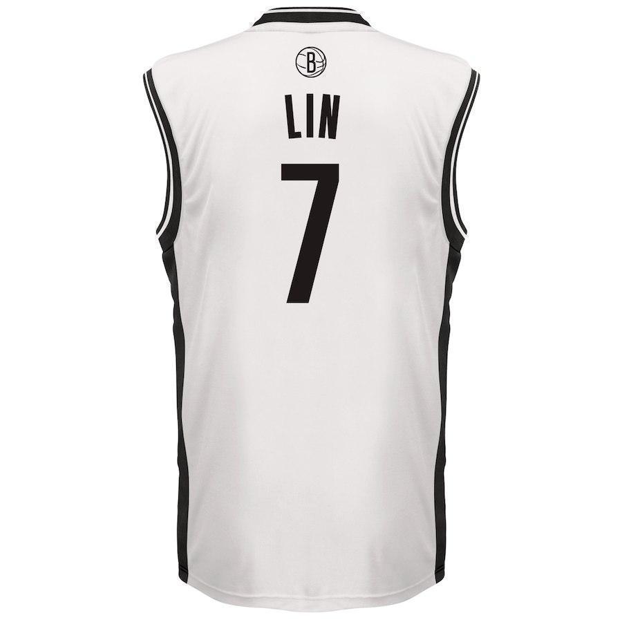 7-Jeremy Lin Brooklyn Nets  Jersey - White