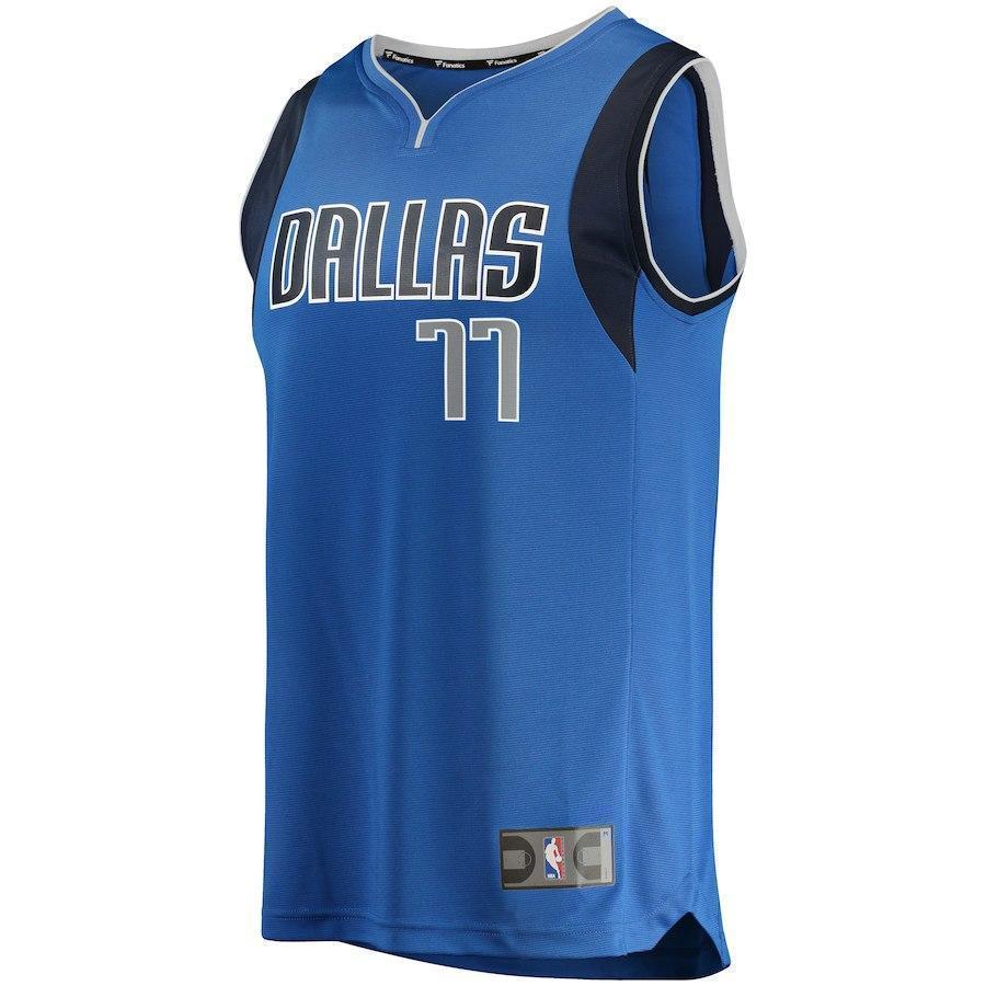 77-Luka Doncic Dallas Mavericks  Jersey Blue - Icon Edition