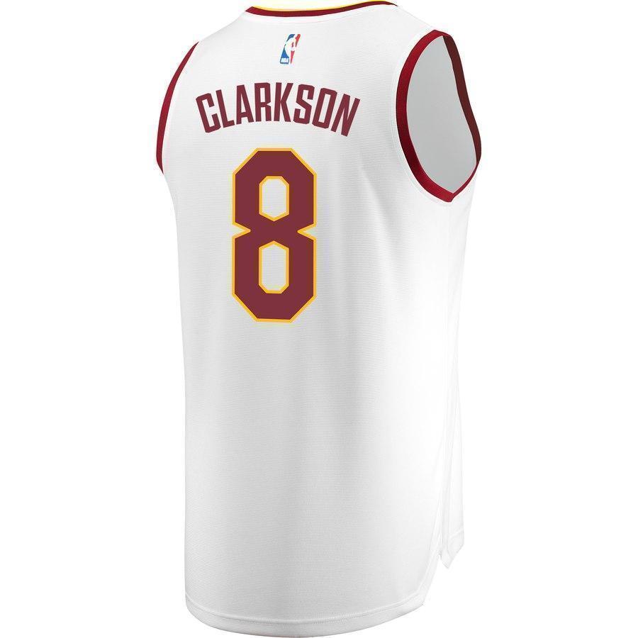 8-Jordan Clarkson Cleveland Cavaliers  Jersey White - Association Edition