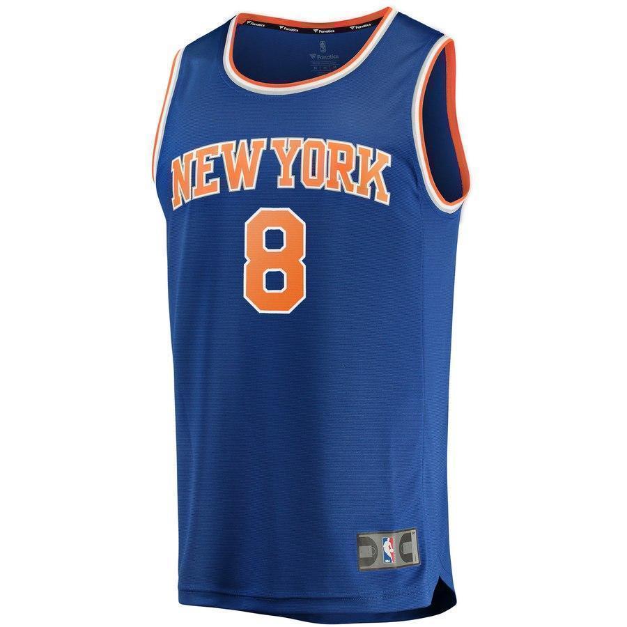 8-Mario Hezonja New York Knicks  Jersey - Icon Edition - Blue