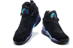 Air JORDAN 8 Generation Engraved Purple/White