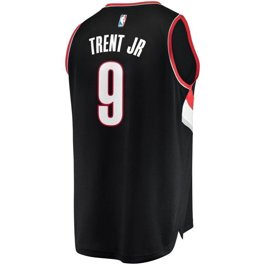 9-Gary Trent Jr. Portland Trail Blazers  Jersey - Icon Edition - Black