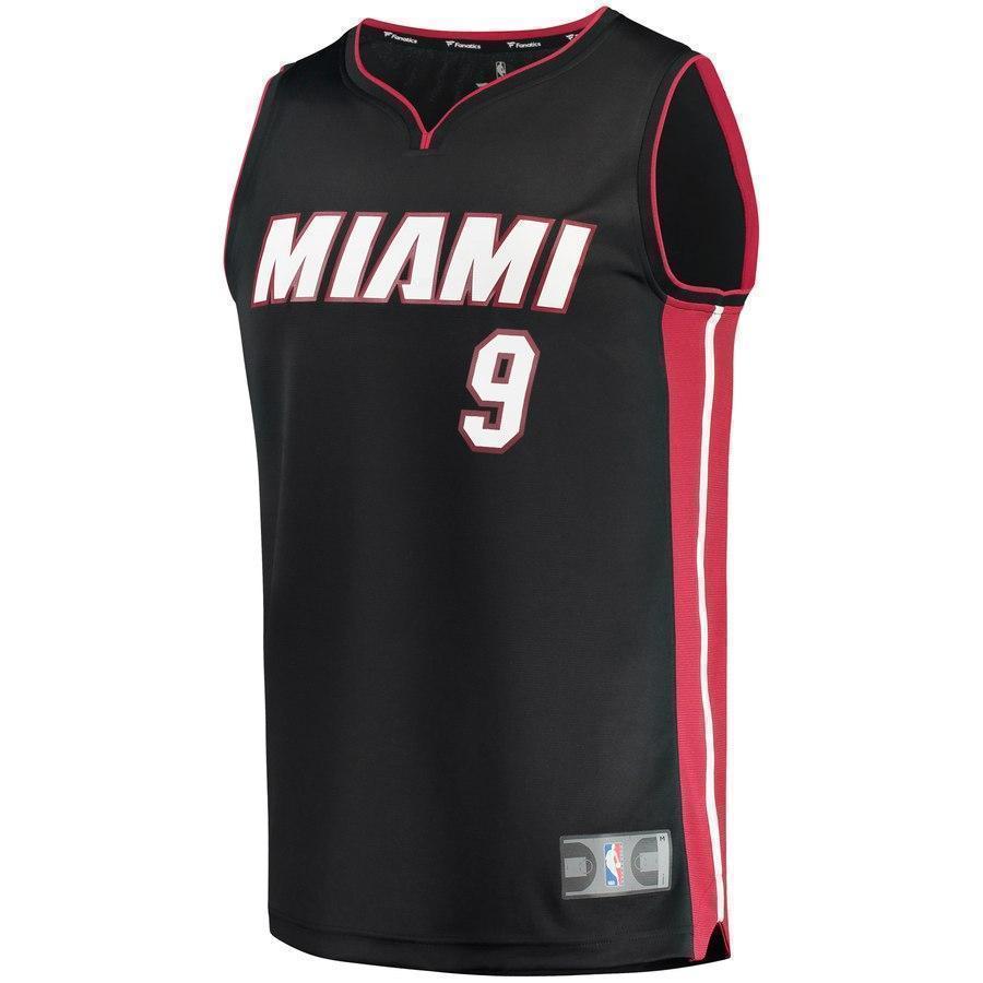 9-Kelly Olynyk Miami Heat  Jersey Black - Icon Edition