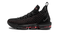 Nike LEBRON XVI BLACK/BLACK-UNIVERSITY RED