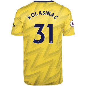 Sead Kolasinac 31 Arsenal Away Soccer Jersey 2019-20