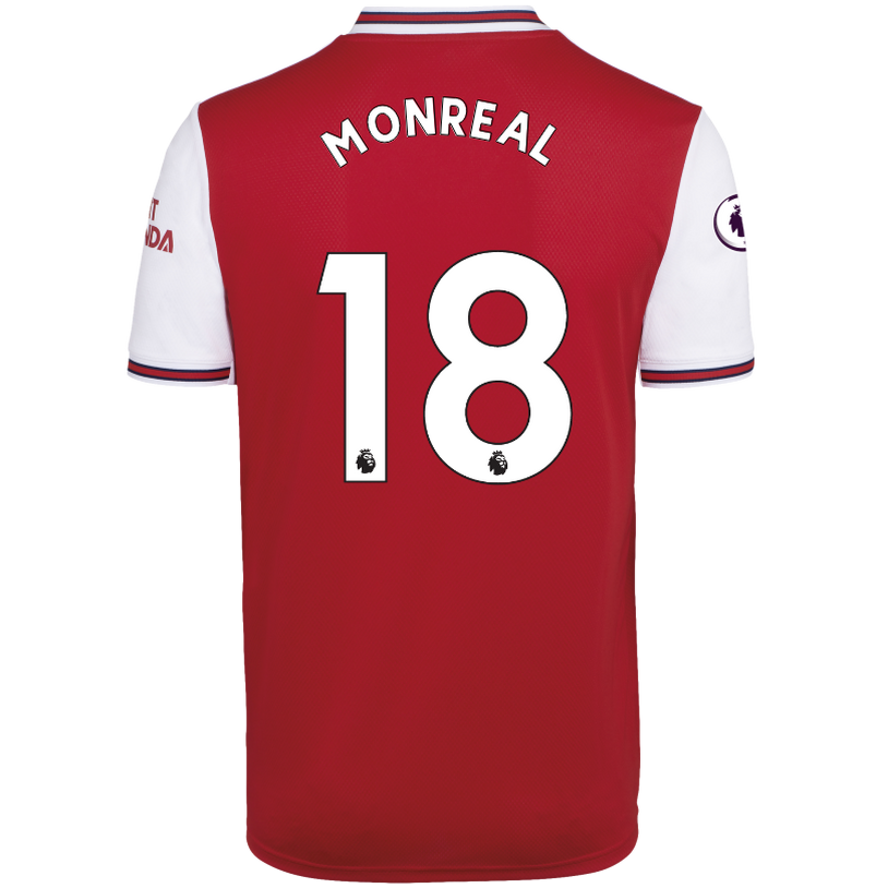 NACHO MONREAL Arsenal 2019-20 Home Jersey
