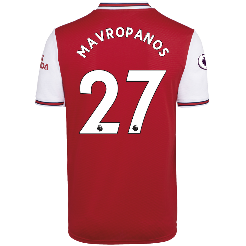 Konstantinos Mavropanos 27 Arsenal 2019-20 Home Jersey