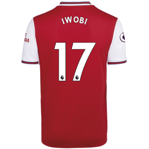 Alex Iwobi 17 Arsenal 2019-20 Home Jersey