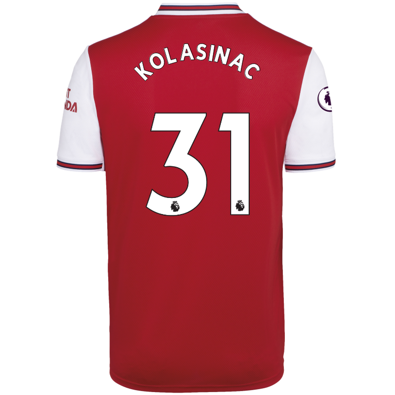 Sead Kolasinac 31 Arsenal 2019-20 Home Jersey