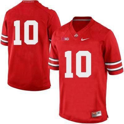 #10 Ohio State Buckeyes Nike Football Jersey - Red