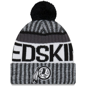 Washington Redskins New Era 2019 Sideline Sport Knit Hat - Black/White