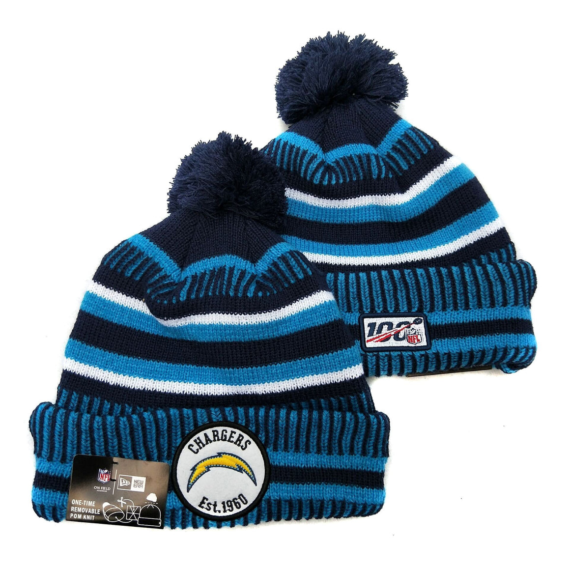 SAN DIEGO CHARGERS New Era 2019 Cold Weather Knit Hat