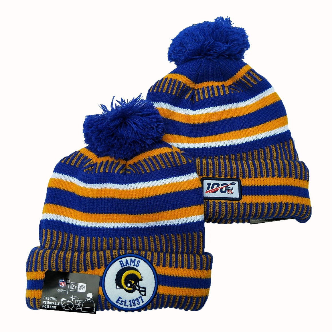 ST- LOUIS RAMS New Era 2019 Cold Weather Knit Hat