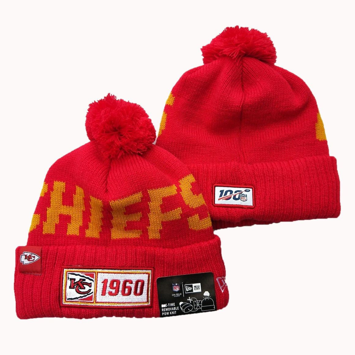 KANSAS CITY CHIEFS New Era 2019 Cold Weather Knit Hat