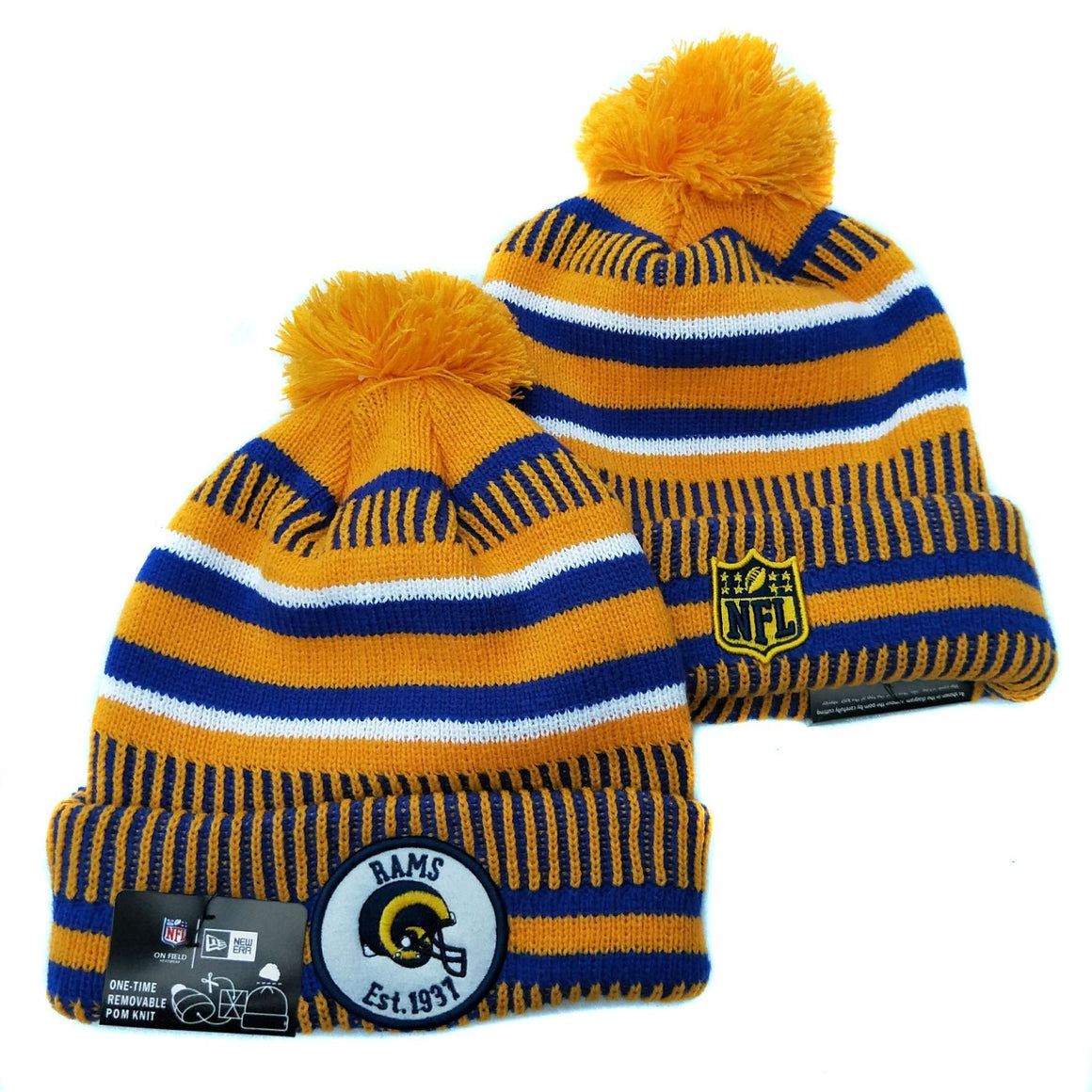 ST- LOUIS RAMS New Era 2019 Cold Weather Knit Hat