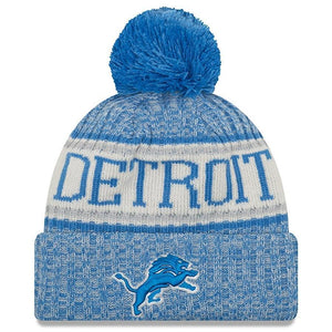 Detroit Lions New Era 2019 Cold Weather Knit Hat – Blue