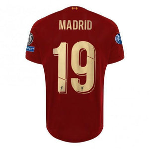 LFC MENS EUROPEAN HOME SHIRT 19/20 - UCL GOLD - MADRID 19