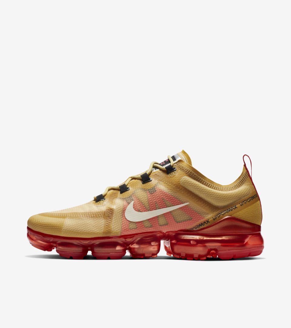 Vapormax  Nike Air 2019 'Club Gold & Ember Glow" Men's Shoes