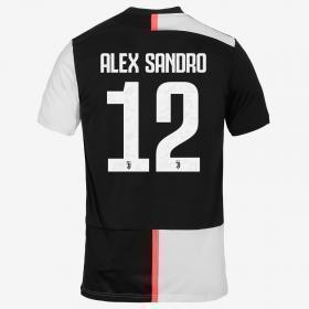 Alex Sandro #12 Juventus Home Soccer Jersey 2019-20 Jersey