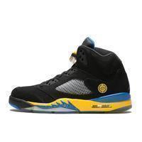 Men's Jordan 5 Retro Laney Basketball Shoes - Black