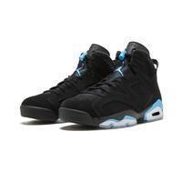 Men's Jordan 6 Retro "UNC" Basketball Shoes - Black