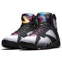 Men's Jordan 7 Bordeaux Basketball Shoes - Grey