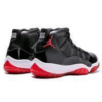 Men's Jordan Bred 11 Basketball Shoes - Black