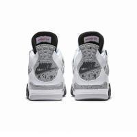 Men's Jordan 4 Basketball Shoes - White