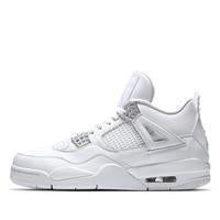 Men's Jordan 4 Laser Basketball Shoes - Off White