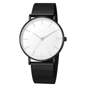 Simplicity Modern Quartz Watch Women Mesh Stainless Steel