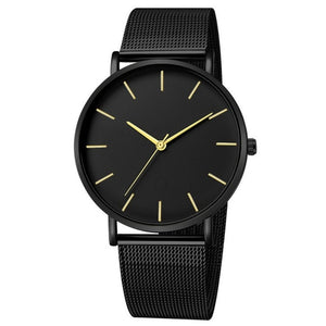 Simplicity Modern Quartz Watch Women Mesh Stainless Steel