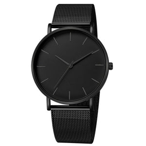 Simplicity Modern Quartz Watch Women Mesh Stainless Steel