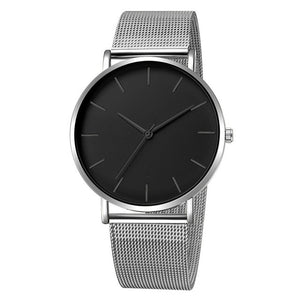 Simplicity Modern Quartz Watch Women Mesh Stainless Steel